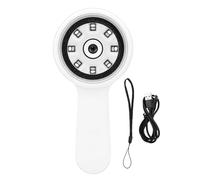 Denash Microscope pour Enfants, Microscope Numérique de Poche Portable avec écran IPS 2 Pouces et Grossissement 200x, pour Parents, Enseignants et Enfants de 5 à 12 Ans (White)