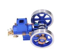 Denash Mini Durade Internal Internal Combustion Model Model Education Discing Experiments Physical Expériences pour Enfants Adultes, Aluminium Alloy Copper of Ioxless Steel for Physical Sciences