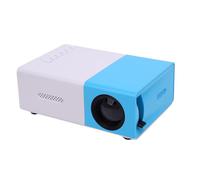 Denash Mini Projecteur, Projecteur de Cinéma Portable 1080p HD Home Theatre Portable Outdoor avec Télécommande, Intelligent pour Smartphones TV (Prise UE)