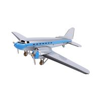 Denash Modèle d'avion, Jouet d'avion en Fer Blanc Vintage avec Design Rétro détaillé, Accessoire de Photographie de Décoration de Bureau à Domicile pour Collection et Exposition