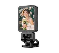 Denash Moniteur Magnétique pour Selfie, écran de Caméra de Téléphone de 2,4 Pouces, Contrôle sans Fil, Mise au Point Réglable, Miroir de Caméra Arrière Magnétique avec Connexion B