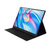 Denash Moniteur Portable écran Tactile, Moniteur à écran Tactile LPS FHD 14in 1080p FHD, Moniteur Externe avec Kickstand et Haut-Parleur pour Un Interrupteur de PC de Téléphone
