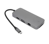 Denash Multiport USB3.0 Station d'accueil avec Adaptateur de 10 dans 1 pour Andriod, Banc de Gris USB G Gris USB C pour Usage Usage (Grey)