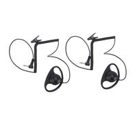 Denash Oreillette Radio en Forme de D, Casque en Forme de D de 3,5 Mm avec Fixe pour APX7000 XTS5000 HT1000 MTX8000 et Autres Radios Compatibles