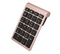 Denash Pavé Numérique sans Fil 22 Touches Bluetooth 5.0 Mini Clavier pour Ordinateur Portable de Bureau, Design Ergonomique Ultra Fin, Autonomie de 80 Heures, 3 Millions de Frappes, Compatible avec