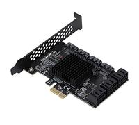 Denash PCI E -Card Stable Puce ASM 7 Broches Carte D'extension pour XP, Mode IDE/AHCI pour la Transmission Rapide des Données, pour Les Amateurs D'ordinateur