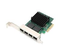 Denash PCI-e Gigabit Network Carte avec Chipset I350am4, 4 Hautes Performances ou Adaptateur Ethernet à Portage du Réseau