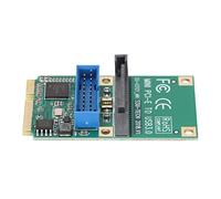Denash PCIe A USB3.0 Carte D'extension La Transmission à Haute Vitesse de 5-Gbit/S pour, 19/20pin PCIe pour L'adaptateur USB3.0 pour L'utilisation du Bureau