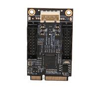 Denash PCIE pour USB3.0 Front Expansion Carte à Haute Vitesse 5gbit / S Double Adaptateur USB 19pin pour XP 2003 OS X 10.8 Ci-Dessus, Plug-and-Play