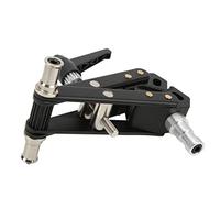 Denash Photographie Super Pince Adaptateur Robuste pour Studio Vlog Live -Taming Blamp pour Tube de 20 à 100 Mm ou Pince à Planche épaisse, en Alliage en Aluminium pour L'éclairage Multi-Lampes,