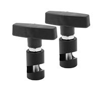 Denash Pince de Support de Portance de la Voiture de Voiture, Outil D'étrier de Bougie D'allumage, Alliage en Aluminium 2 en 1 avec Bougies D'allumage Filetées, pour Fixer la Tige de (BLACK)
