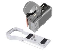 Denash Plaque de Base à Dégagement Rapide Adaptée à L'Adaptateur de Montage de Trépied de Tête de Stabilisateur D'appareil Photo R50V, Adaptateur à Dégagement Rapide D'appareil Photo, (Silver)