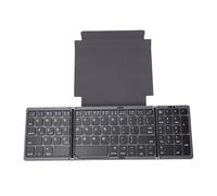Denash Pliable Clavier sans Fil, Clavier Bluetooth de Poche pour Voyage | Clavier rechargeable portable avec coque ABS, connexion multi-appareils, pour iOS OS X