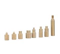 Denash Pointe D'insertion Thermique, Pointes à Souder en Laiton avec Tête Mâle Femelle pour Têtes de Fer à Souder 936 T18 ST 900M FX888D FX600 WLC100