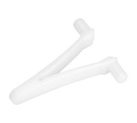 Denash Pool Supply Lot de 6 Clips en V Papillon pour écumoire de Piscine, pour Râteau à Feuilles, Tête d'aspirateur, Clip d'écumoire de Remplacement pour Brosse de Spa de Piscine