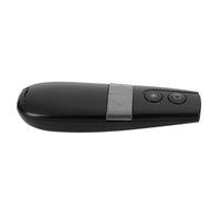 Denash PPT Pointer Wireless Remote Control Présentateur Stylo pour Excellente Expérience de Présentation Vista / 7/8/10 / iOS, Black Abs, 5-Button PowerPoint Présentation Clicker