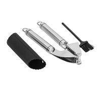 Denash Presse-ail Poli Miroir Fin, Outil de Cuisine, Hachoir à Viande en Acier Inoxydable 304 Effort, adapté à la Cuisine Domestique