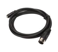 Denash Prise Mâle DIN 5 Broches vers Câble 3.5mm, Câble d'extension Plug and Play à Faible Distorsion à 5 Broches Professionnel pour Phono pour DVD