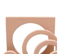 Denash Propriétés de Photographie Précieuses Cubes Géométriques en Mousse pour des Séances Impressionnantes de Bijoux Photo Cosmétique (Combinaison Ronde de Couleur de Peau)