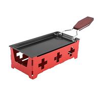 Denash Raclette à Fromage Antiadhésive Portable, Mini Plateau de Cuisson avec Poignée Pliable, pour Griller et Faire Fondre le Fromage dans la Cuisine à Domicile