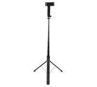 Denash Remote sans Fil Extensible: Bâton du SER avec 2 Lumières, Selfie de Téléphone en Alliage en Aluminium Portable pour Regarder des Vidéos, 160 Cm de Long