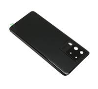 Denash Remplacement du Couvercle en Verre Arrière S20 Ultra 5G avec Kit Complet pour Téléphone fissuré, Installation Facile pour Les Amateurs de Bricolage (Black)