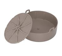 Denash Revêtement D'autocuiseur, Gril en Silicone, Moule à Pain, Tapis à Gâteau, Marmite à Air pour une Cuisson Pratique dans un Accessoire de Cuisine (Café)