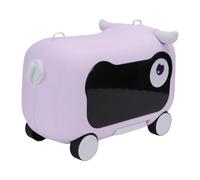 Denash Ride on Bagage à Main, Valise de Voyage Multifonctionnelle de Grande capacité, Scooter 2 en 1 et Siège avec Poignée Amovible pour L'embarquement (Purple)