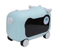 Denash Ride on Bagage à Main, Valise de Voyage Multifonctionnelle de Grande capacité, Scooter 2 en 1 et Siège avec Poignée Amovible pour L'embarquement (Lac Bleu)