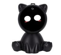 Denash Robot de Chat AI, Robot Compagnon Mignon avec Caméra (Black) | Caméra HD 2MP, Prise en Charge de 37 Langues, Interaction émotionnelle AI, Conception Magnétique, Haut-parleur 3W, Charge