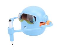 Denash Robot de Dessin Intelligent, Jouet éducatif Interactif Vocal avec Bras Mécanique et 100 Cartes de Dessin, Apprentissage Bilingue pour Les Enfants de 4 à 8 Ans