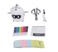 Denash Robot de Dessin Intelligent pour Enfants, Jouet éducatif d'apprentissage Artistique avec 100 Cartes de Motifs, avec Reconnaissance de Caméra pour Les Enfants âgés de 3 à 10 Ans
