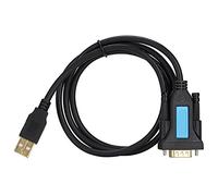 Denash RS -232 Câble Série Double Puces de qualité Industrielle pour Modem PDA Plc Pos - USB USB Adapter Cable for MindPure Plotter Engineers Converter Black 1 Pack
