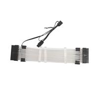Denash RVB Performance Extension Câble Flexible Dual Light Source 24 Pin ATX RVB PSU Câble pour E ATX Prise en Charge de la Carte Mère Prise en Charge 5V 3 Broches D'extension PSU Argb pour Les