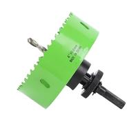 Denash Scie Cloche Bi-Métal 4 Pouces, avec Bol de Collecte de Poussière pour éclairage encastré, Plafond en Plastique et Bois, Découpe de Cloisons Sèches en Métal