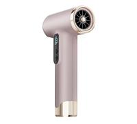Denash Sèche-cheveux Ionique Négatif, 100000 Tr/Min Séchoir sans Fil, Sèche-cheveux Portable avec Buse Magnétique pour les Voyages à Domicile (Rose)