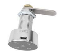 Denash Serrure électronique Codée pour Armoires, Tiroirs et Classeurs, Batterie au Lithium Intégrée pour un Contrôle D'accès sécurisé des Portes, Idéale pour Divers Endroits