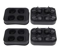 Denash Silicone Skull Ice Moule pour la Cuisson Halloween Party, Fabricant de Cubes Alimentaires pour les Fêtes et les, 2 Morceaux de Cubes pour les événements d'été