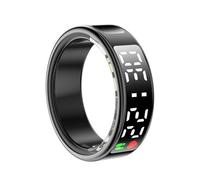 Denash Smart Ring Health Tracker, Anneau d'activité avec écran Tactile, Tracker de Fitness étanche IP68 avec Pas de Distance, Calories, Surveillance de la Fréquence Cardiaque pour iOS