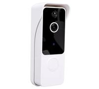 Denash Sonnette Vidéo Intelligente, Sonnette WiFi HD 1080P avec Détection de Mouvement AI, Audio Bidirectionnel Grand Angle 160°, Alimentée par Batterie ou Filaire pour la sécurité de