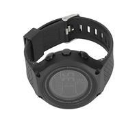 Denash SportWatch Water of LCD Backlight Display Digital pour Les Hommes Qui Font du Cyclisme D'horloge Extérieure Militaire Les Jours (Black Watch Head Black Strap)