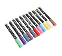 Denash Stylo de Peinture pour Ongles pour Animaux de Compagnie, 12 Nuances Riches, Séchage Rapide pour Les Occasions Spéciales et Un Usage Quotidien