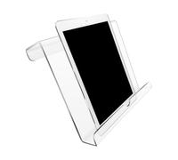 Denash Support de Tablette pour Tapis Roulant, Support de Livre en Acrylique pour Vélo d'exercice et équipement de Gymnastique, avec Installation Facile pour Lire et Regarder (Transparente)