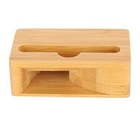 Denash Support de Téléphone Portable avec Amplificateur de Son, Support D'amplificateur de Haut-Parleur de Son Compact en Bois écologique pour Bureau