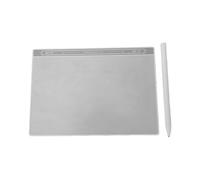 Denash Tableau Magnétique D'Écriture, 10 Pouces Réutilisable Sans Encre | Tableau D'écriture et de Dessin, Bloc-Notes Portable avec Stylo Magnétique et Gomme, étanche IPX6, pour Notes Rapides,