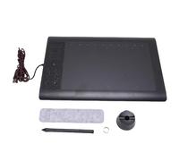 Denash Tablette Graphique 10 X 6 Pouces avec 12 Touches de Raccourci Flexibles et 10 Touches Multimédias, Stylet à 8 192 Niveaux de Pression.