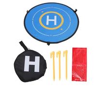 Denash Tampons D'atterrissage pour Drones pour 3 2 Drone, Coussinets D'atterrissage Quadcoptère Double Face avec Sac de Rangement, Plit de Lancement de L'avion Pliable Portable pour (55cm)