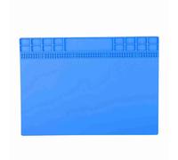 Denash Tapis D'isolation Thermique 350MM X 250MM, Plate-forme de Maintenance Professionnelle Anticorrosion pour Téléphone/ordinateur, Utilisation Pratique (bleu foncé)