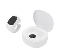 Denash Télécommande sans Fil du Bout des Doigts, Tourne-Page à écran Tactile avec Technologie 5.3, pour Téléphones Portables, Tablettes, Appareils iOS (White)