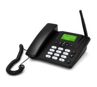 Denash Téléphone de Bureau sans Fil, Téléphone Fixe GSM avec écran de 2,4 Pouces avec Batterie de 3000 MAh, sans Fil Multifonction pour Usage Domestique, Hôtel, Bureau (Prise UE)